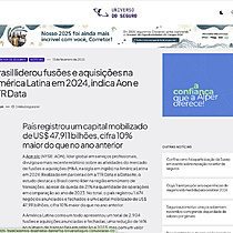 Brasil liderou fus�es e aquisi��es na Am�rica Latina em 2024, indica Aon e TTR Data